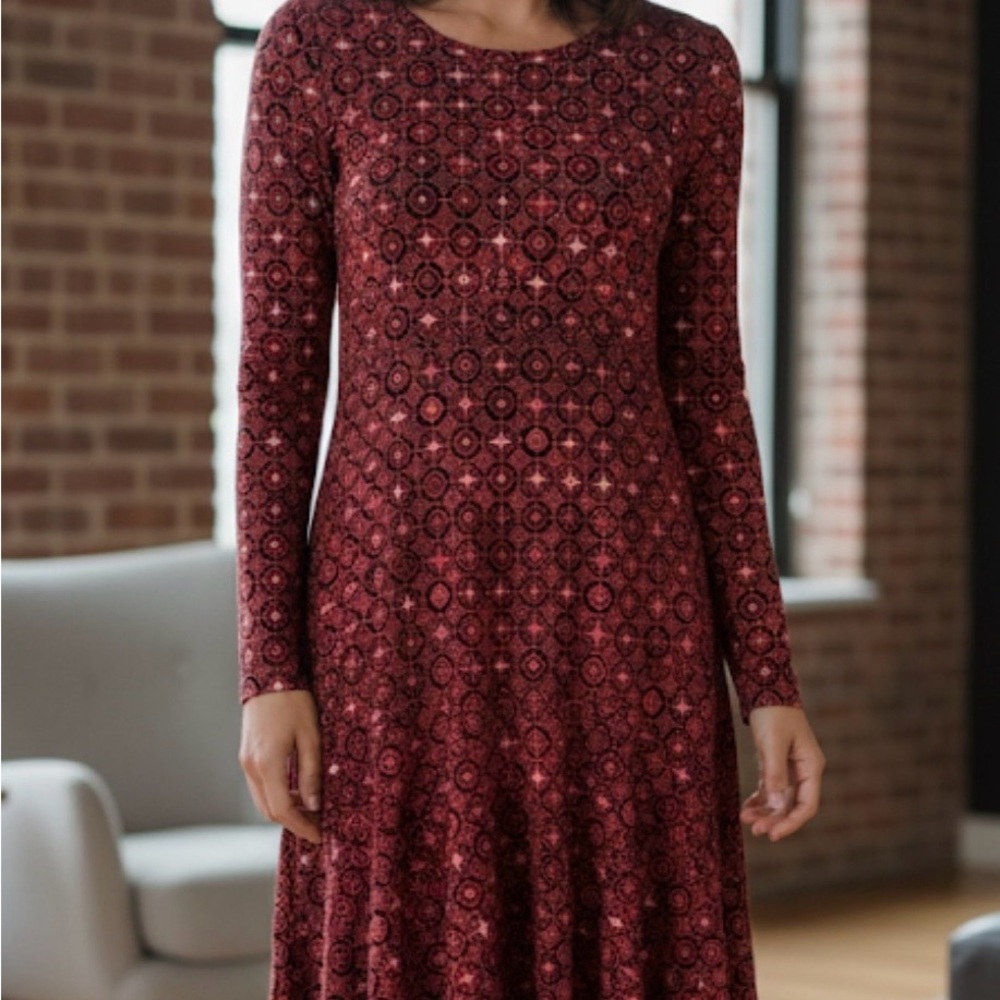 Michael Kors Red Asymmetrical Dress
